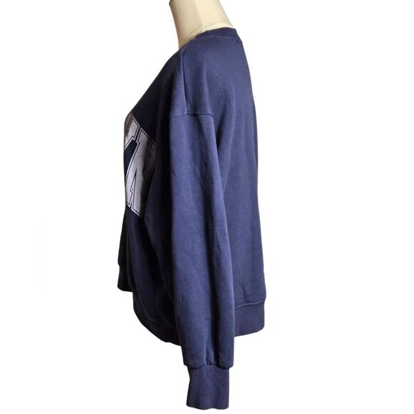 Altar'd State Anthropologie Blue Brooklyn Relaxed Fit Sweatshirt - Picture 4 of 5